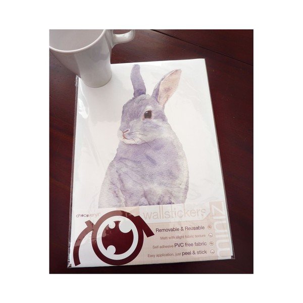 Naklejka wielokrotnego użytku Bunny, 30x21 cm-image-1