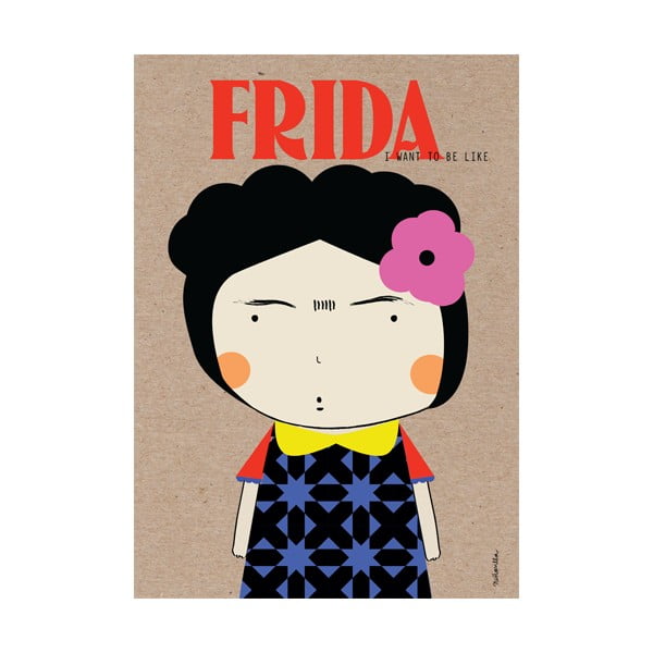 Plakat NiñaSilla Frida, 21x42 cm