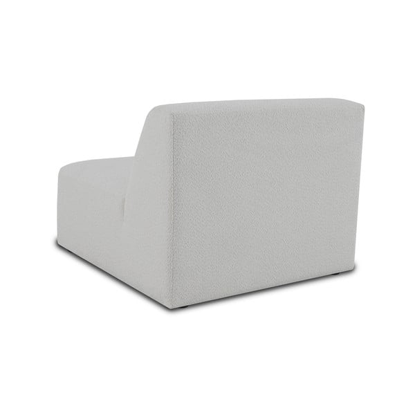 Biały moduł sofy z materiału bouclé (moduł środkowy) Roxy – Scandic-image-3