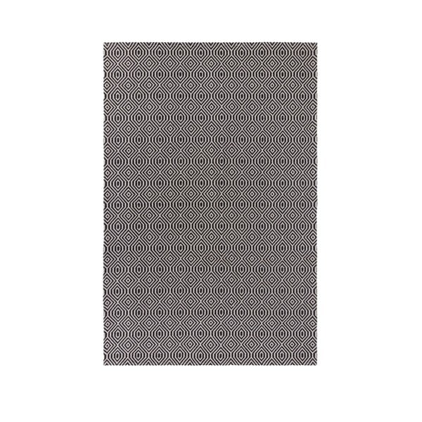 Czarny bawełniany dywan Flair Rugs Pappel, 153x230 cm