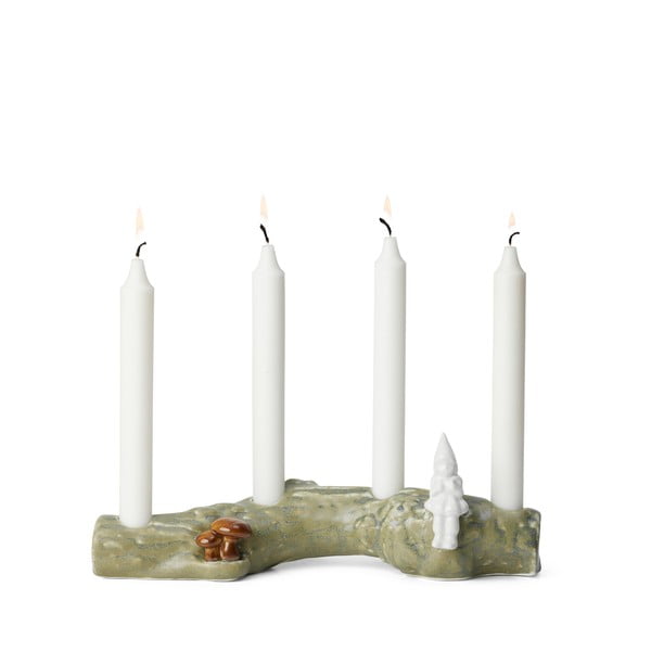 Porcelanowy świecznik świąteczny Kähler Design Christmas Tales-image-2