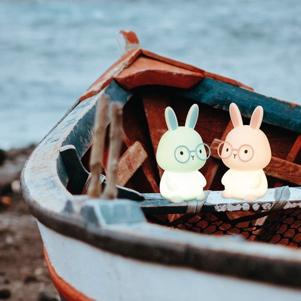 Jasnoniebieska dziecięca lampka nocna Felix – Fischer & Honsel-image-3