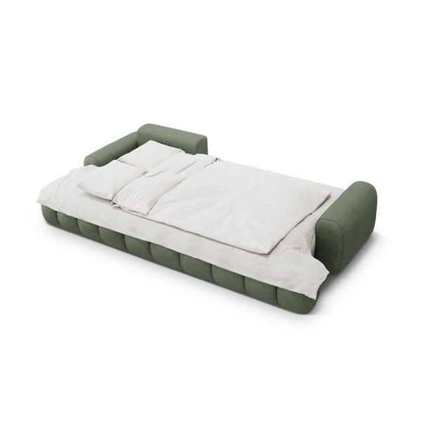 Zielony rozkładany/ze schowkiem narożnik (lewostronny/z szezlongiem) Linz – Cosmopolitan Design-image-4