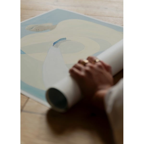 Plakat 70x100 cm Hold You - Blue – Sofia Lind – The Poster Club-image-1