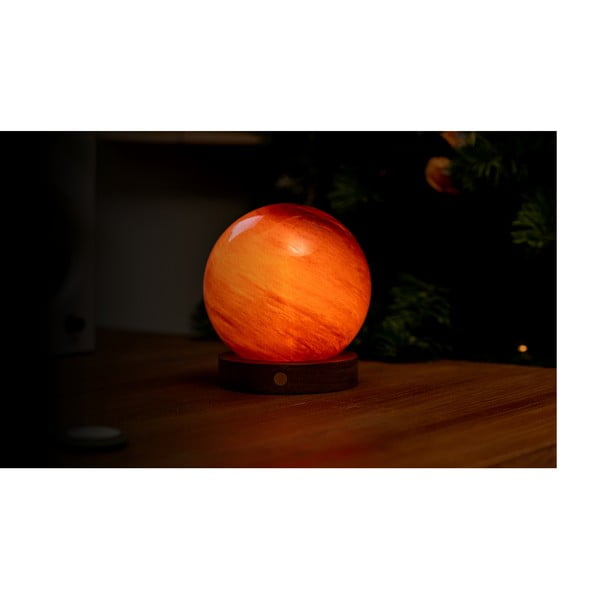 Ciemnobrązowa dekoracja świetlna na USB ø 12 cm Sand Storm – Gingko-image-1