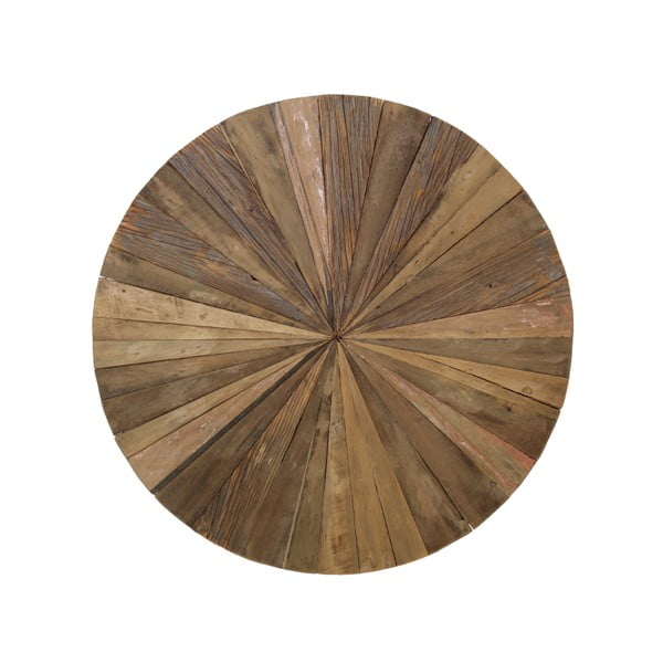 Drewniana dekoracja ścienna HSM Collection Sun, Ø 80 cm