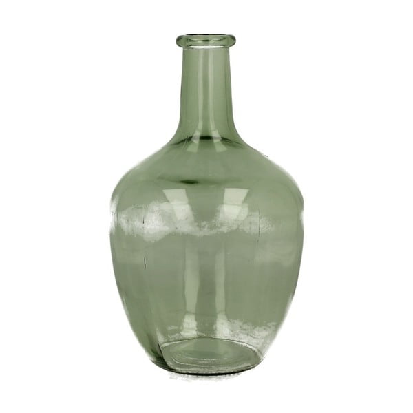 Zielony szklany wazon dekoracyjny Duo Gift Louise, wys. 25 cm