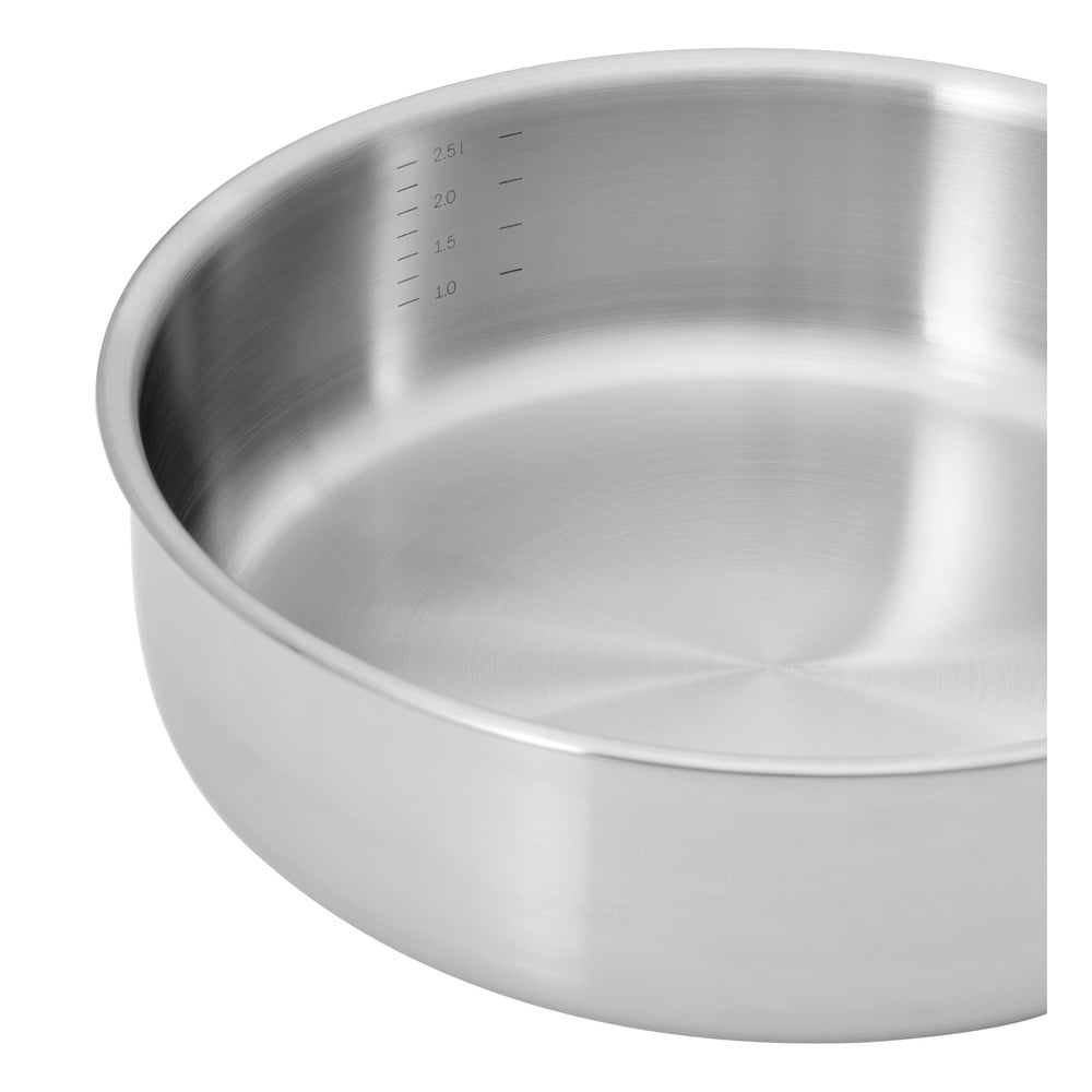 Patelnia z pokrywką ze stali nierdzewnej ø 24 cm Lucca 3.0 – FABINI (zdjęcie 11)