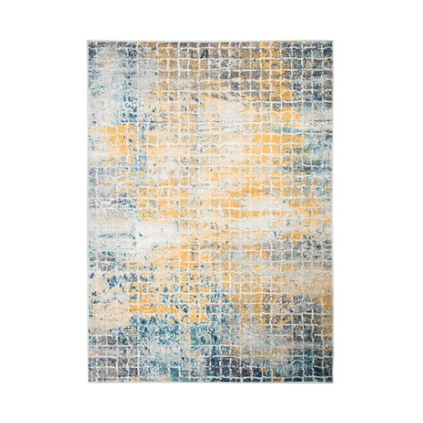 Niebiesko-żółty dywan Flair Rugs Urban, 133x185 cm