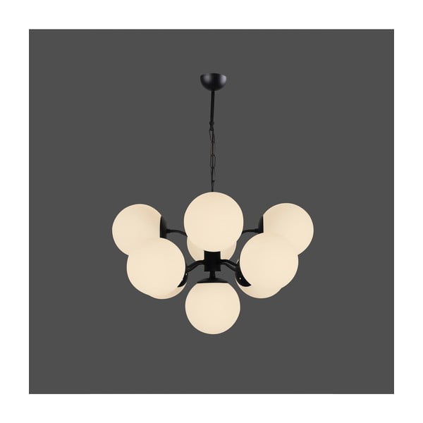 Czarna lampa wisząca Squid Lighting Owl, wys. 80 cm-image-1