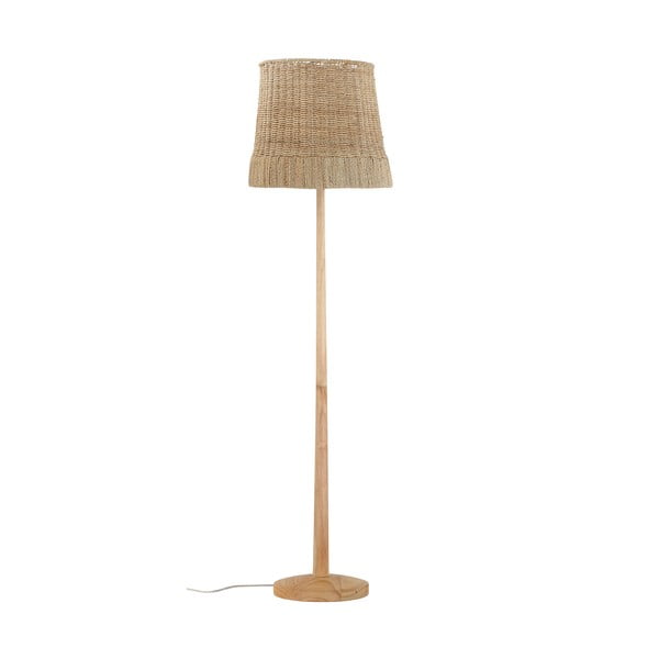 Lampa stojąca z rattanowym kloszem (wysokość 160 cm) Kakasi – Bloomingville