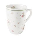 Zestaw 2 białych porcelanowych kubków Brandani Nonna Rosa