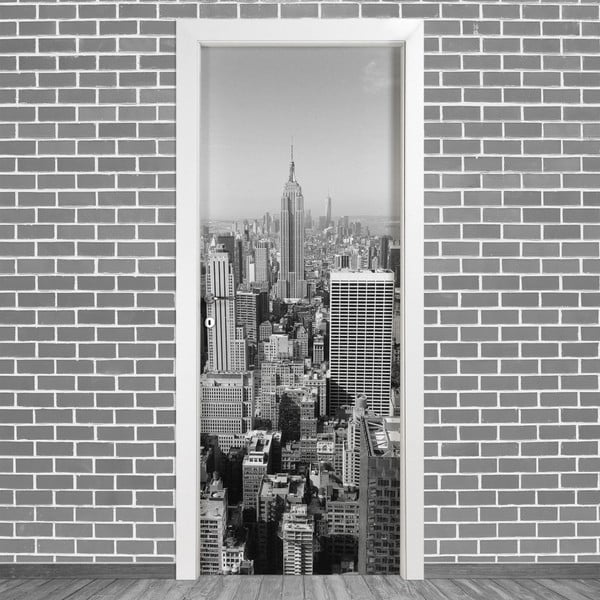 Naklejka na drzwi LineArtistica New York Uno, 80x215 cm