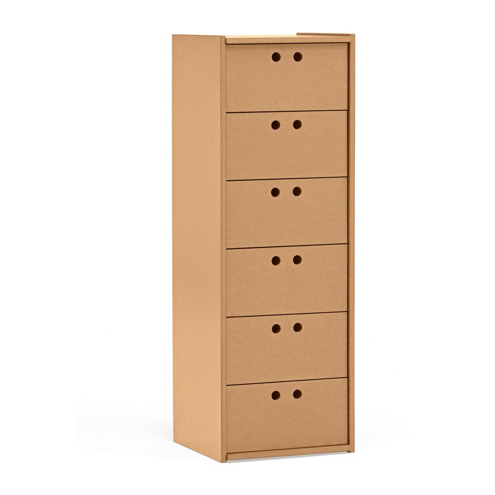 Szafka w naturalnym kolorze 40x118x40 cm Wally – Teulat