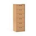 Szafka w naturalnym kolorze 40x118x40 cm Wally – Teulat