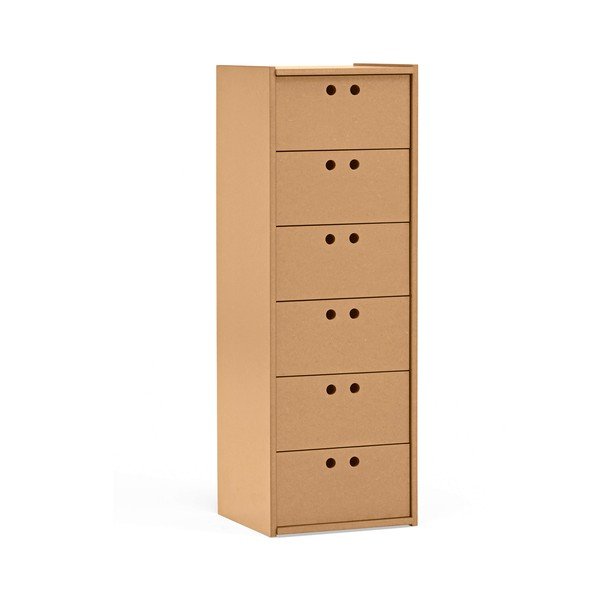 Szafka w naturalnym kolorze 40x118x40 cm Wally – Teulat