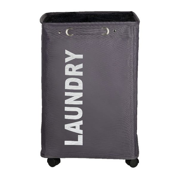 Szary kosz na pranie Wenko Quadro, 79,2 l-image-3