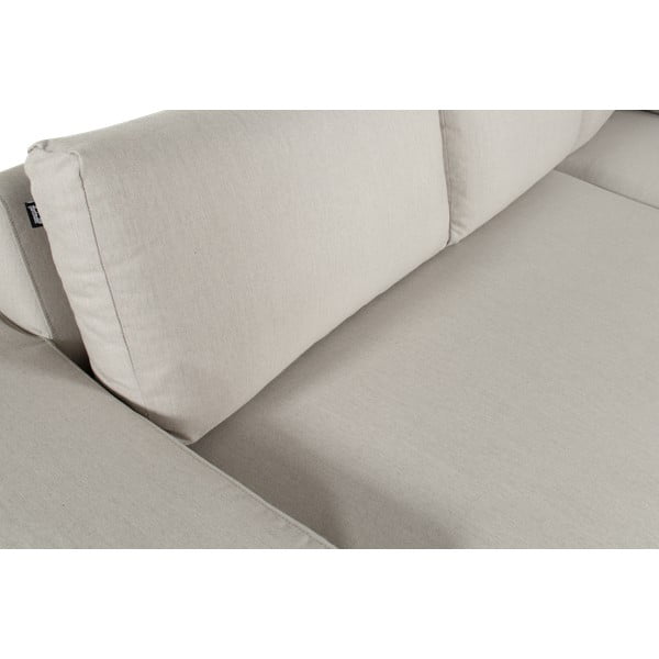Jasnoszara aluminiowa sofa ogrodowa (lewostronna) Lucas – Hartman-image-4