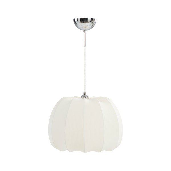 Kremowa tekstylna lampa wisząca ø 42 cm Pion – Jotex