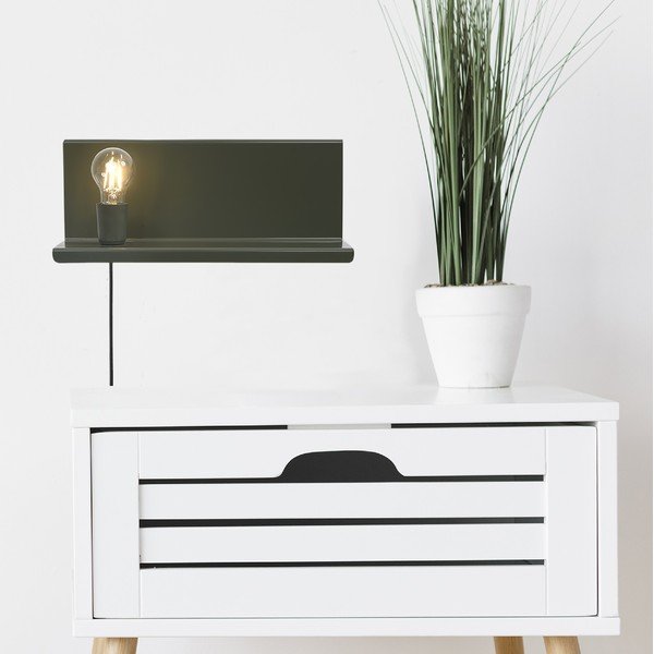 Zielony kinkiet z półką Homemania Decor Shelfie2-image-1