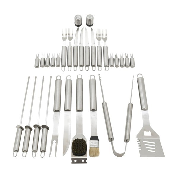 Zestaw 30 akcesoriów do grilla w walizce Cattara Alu-image-1