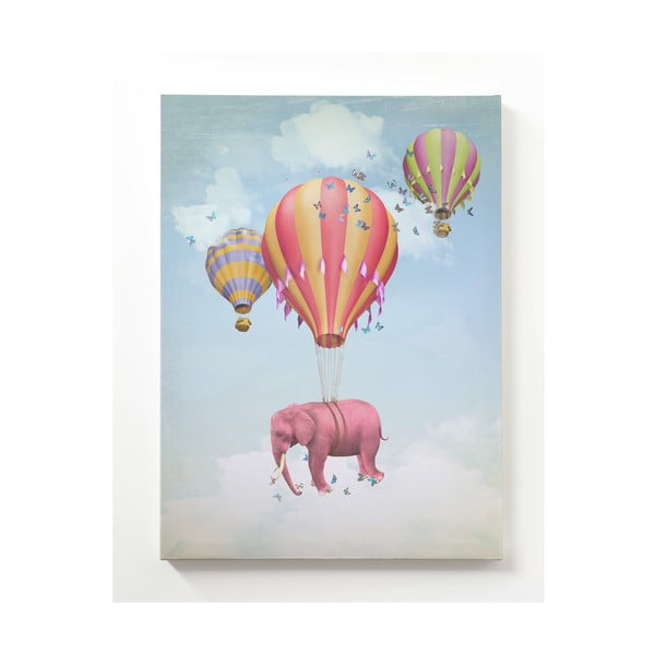 Obraz na płótnie Flying Elephant, 50x70 cm