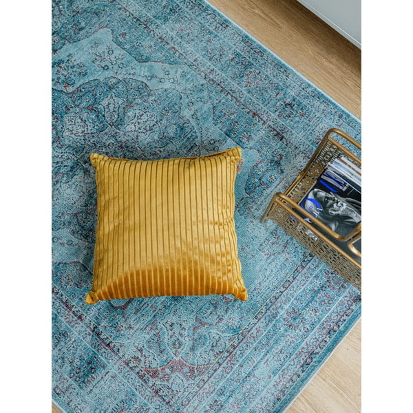 Niebieski dywan z wiskozy Universal Lara Aqua, 120x170 cm-image-2