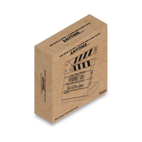 Budzik w kształcie klapsa filmowego Le Studio Clapper Mini Alarm Clock-image-1