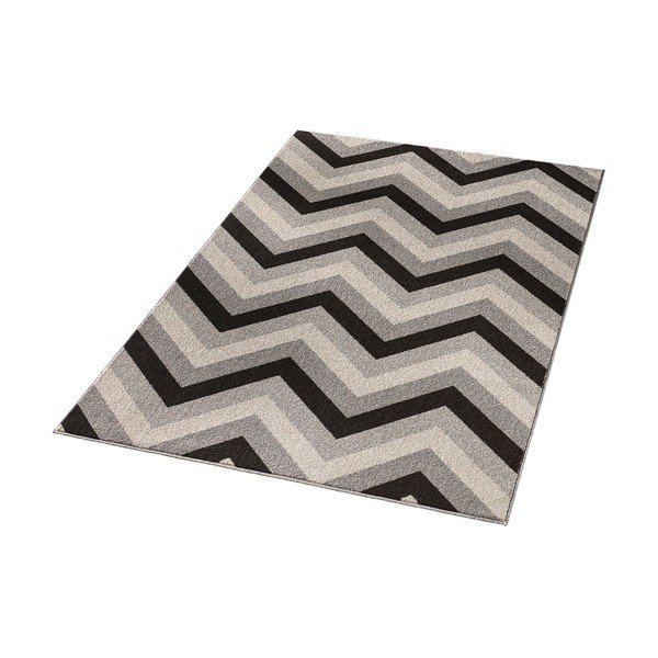Czarny dywan Chateau Chevron, 120x170 cm-image-2