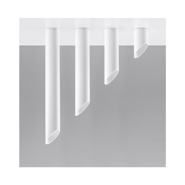 Biała lampa sufitowa Sollux Nixon, długość 40 cm-image-4