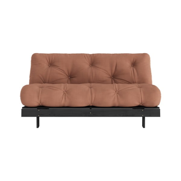 Ceglasta rozkładana sofa 160 cm Roots Black Night – Karup Design-image-3