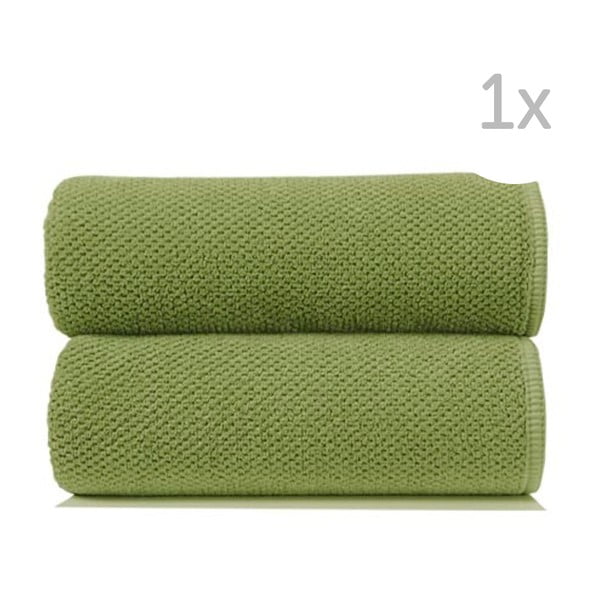 Zielony ręcznik Graccioza Bee, 46x76 cm
