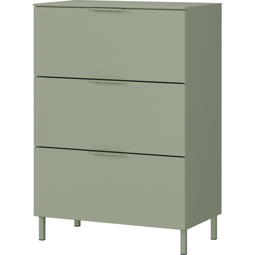 Zielona szafka z matowym wykończeniem 68x98x40 cm Savoca – Germania
