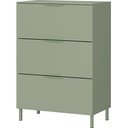 Zielona szafka z matowym wykończeniem 68x98x40 cm Savoca – Germania