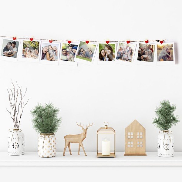 Girlanda świetlna LED z klamerkami w kształcie serc DecoKing, 10 lampek, dł. 1,4 m-image-4