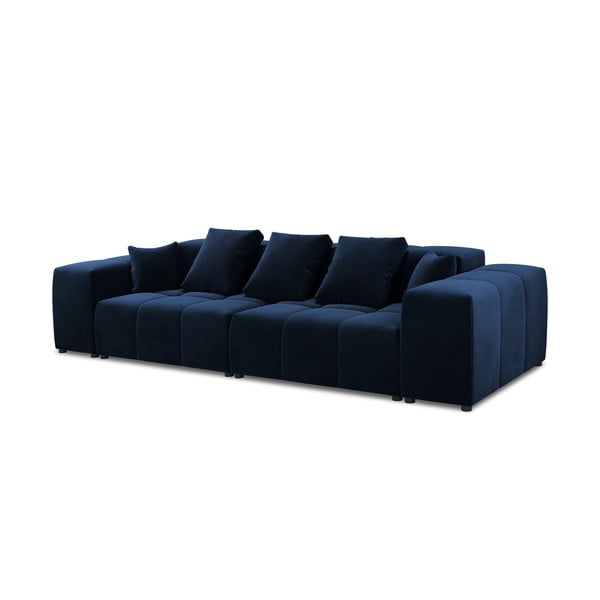 Niebieska aksamitna sofa 320 cm Rome Velvet – Cosmopolitan Design-image-2