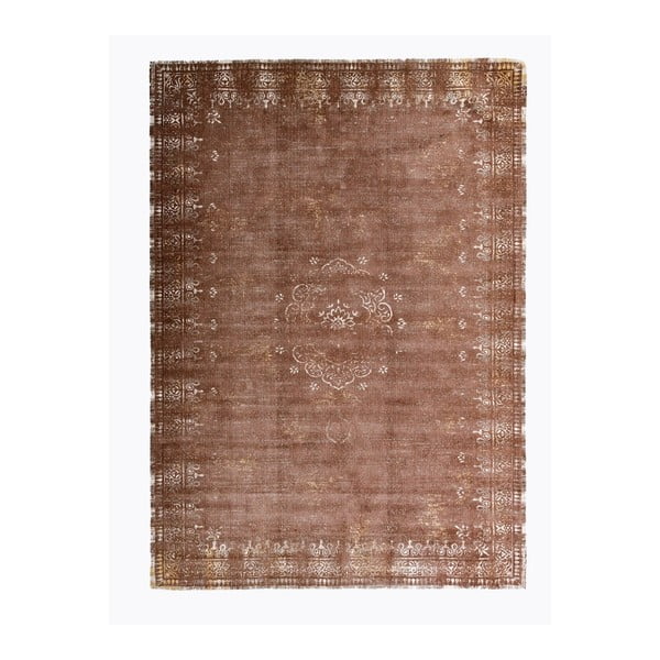 Brązowy dywan z domieszką wełny Cotex Epoca, 140x200 cm