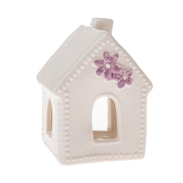 Porcelanowy świecznik na świeczkę typu tealight House – Dakls