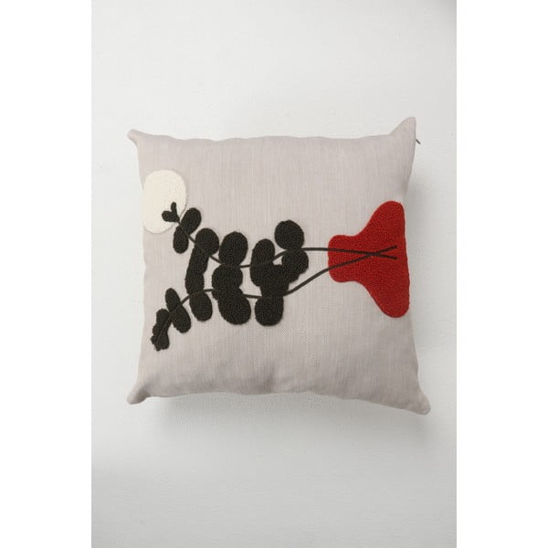 Lniana poduszka dekoracyjna 43x43 cm Vazo – Mioli Decor
