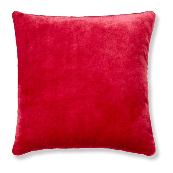 Czerwona poszewka na poduszkę Catherine Lansfield Basic Cuddly, 55x55 cm