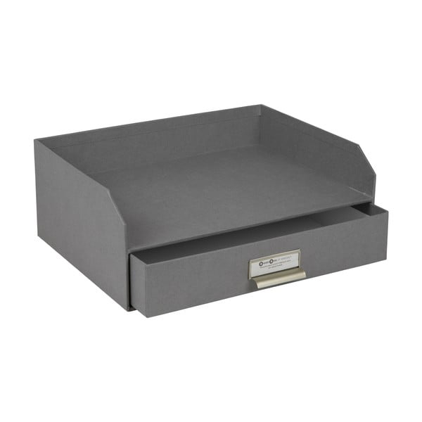 Kartonowy organizer na dokumenty z szufladką Walter – Bigso Box of Sweden-image-3