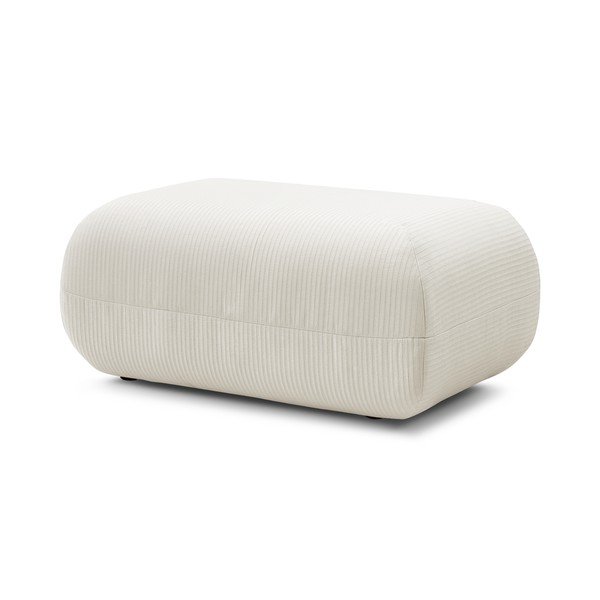 Biały sztruksowy podnóżek Lecomte – Bobochic Paris-image-3