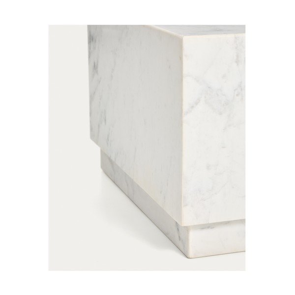Biały marmurowy stolik 50x100 cm Sorein – Kave Home-image-3