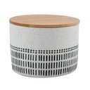 Biały organizer łazienkowy na waciki z żywicy polimerowej Yuma – Spirella