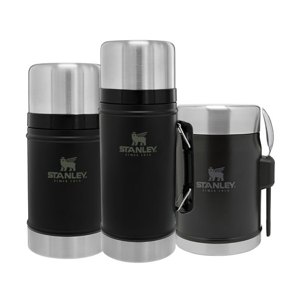 Czarny termos na jedzenie ze stali nierdzewnej 940 ml Legendary Classic Black – Stanley-image-2