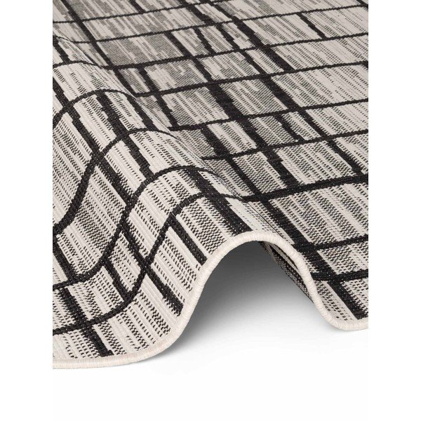 Czarny/kremowy okrągły dywan odpowiedni na zewnątrz ø 160 cm Haringey Crouch – Ted Baker-image-4