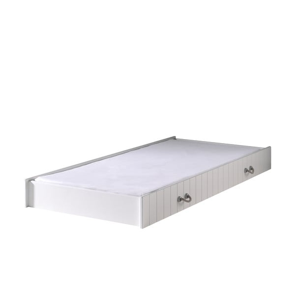 Biała szuflada pod łóżko Vipack Lewis