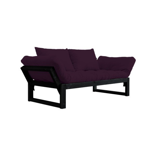 Sofa rozkładana Karup Edge Black/Purple Plum-image-3