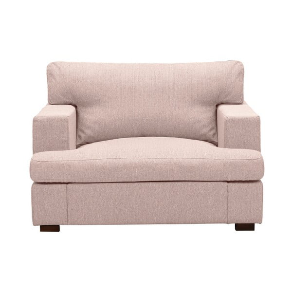 Jasnoróżowy fotel Windsor & Co Sofas Daphne
