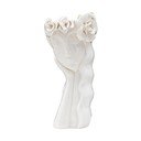 Biały porcelanowy wazon Mauro Ferretti Cute Woman